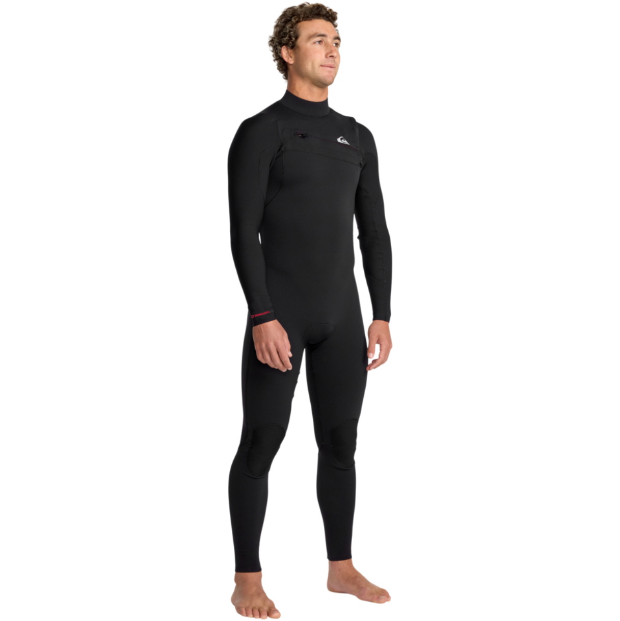 2026 Quiksilver Mens Highline 4/3mm Chest Zip Wetsuit 25AW213501 - Black